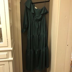 Willow Park Boutique one shoulder maxi dress